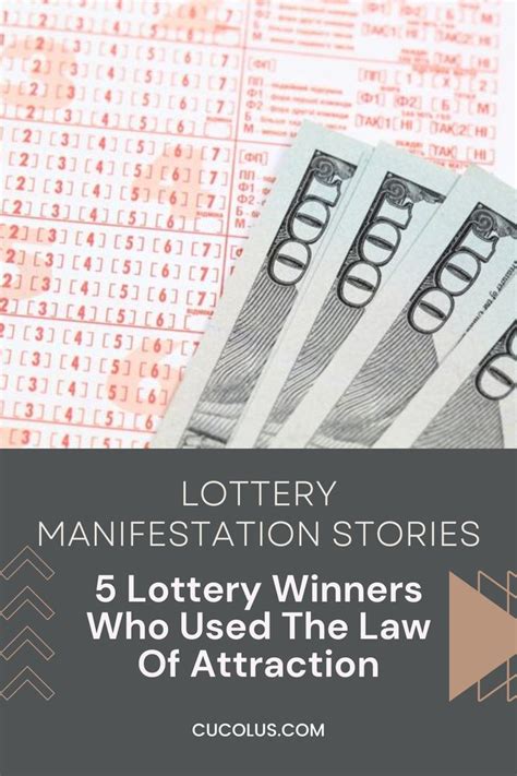 lottery manifestation stories|Winning The Lottery Success Stories (And The Law .